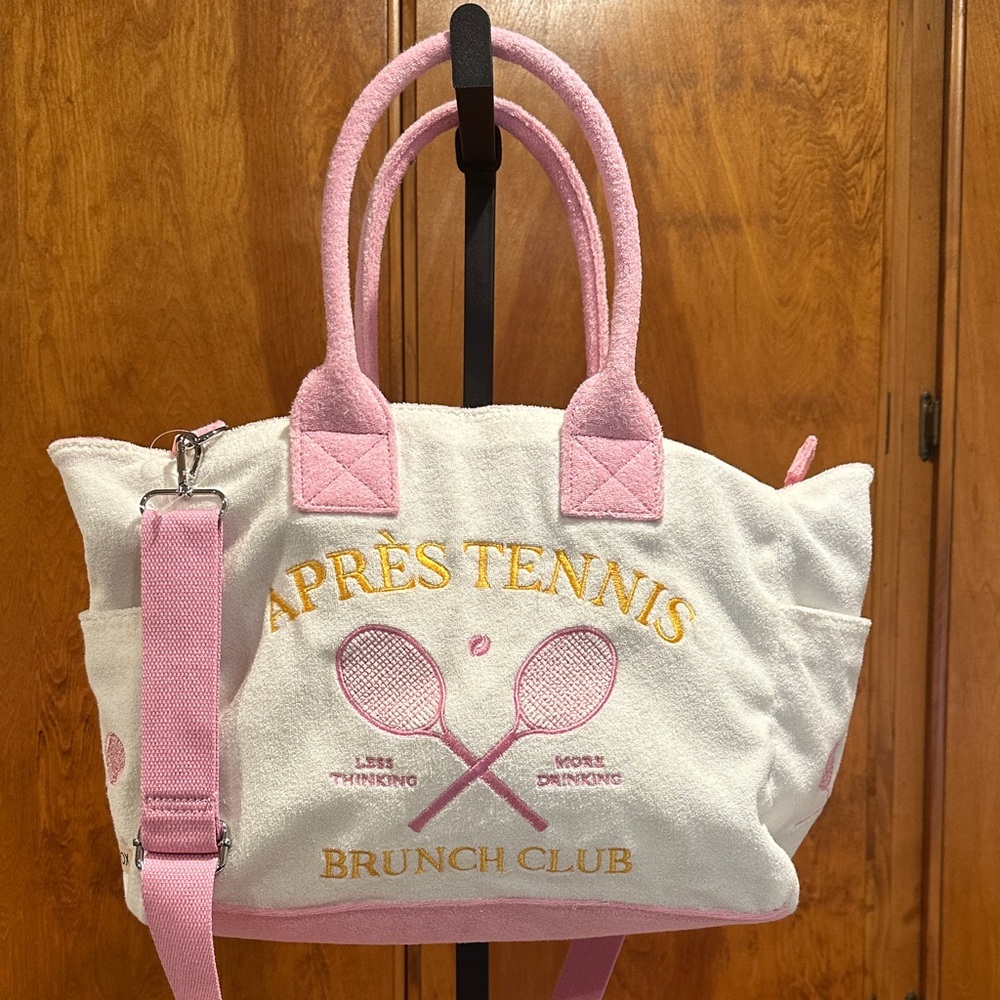 Wild Fox Pink and White Tote Bag